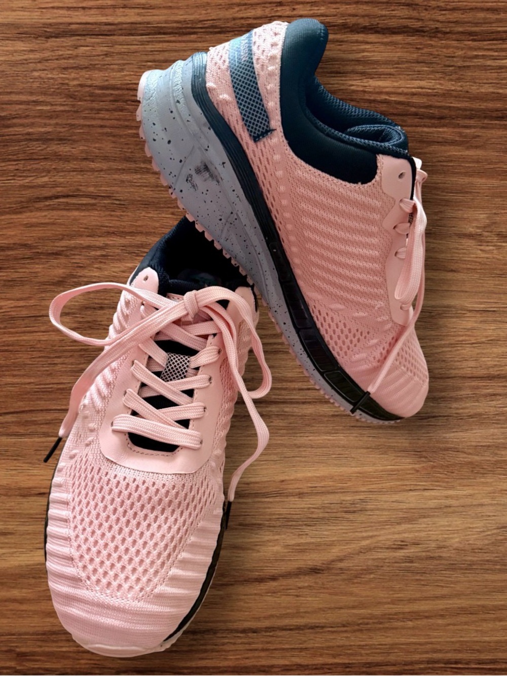 U.S.POLO ASSN ALL TREK ATHLETIC SNEAKERS IN PINK AND BLACK SIZE 7.5
